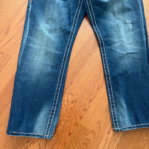 Mens Rock Revival Karl Denim Jeans 36 X 30 - Picture 7 of 11